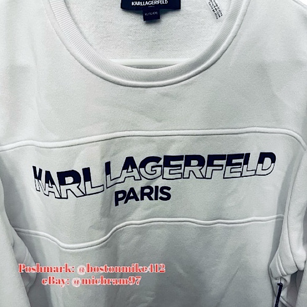 Karl Lagerfeld Paris Crew Sweatshirt XL Men’s Karl Lagerfeld Sweatshirt Crewneck - Picture 5 of 14